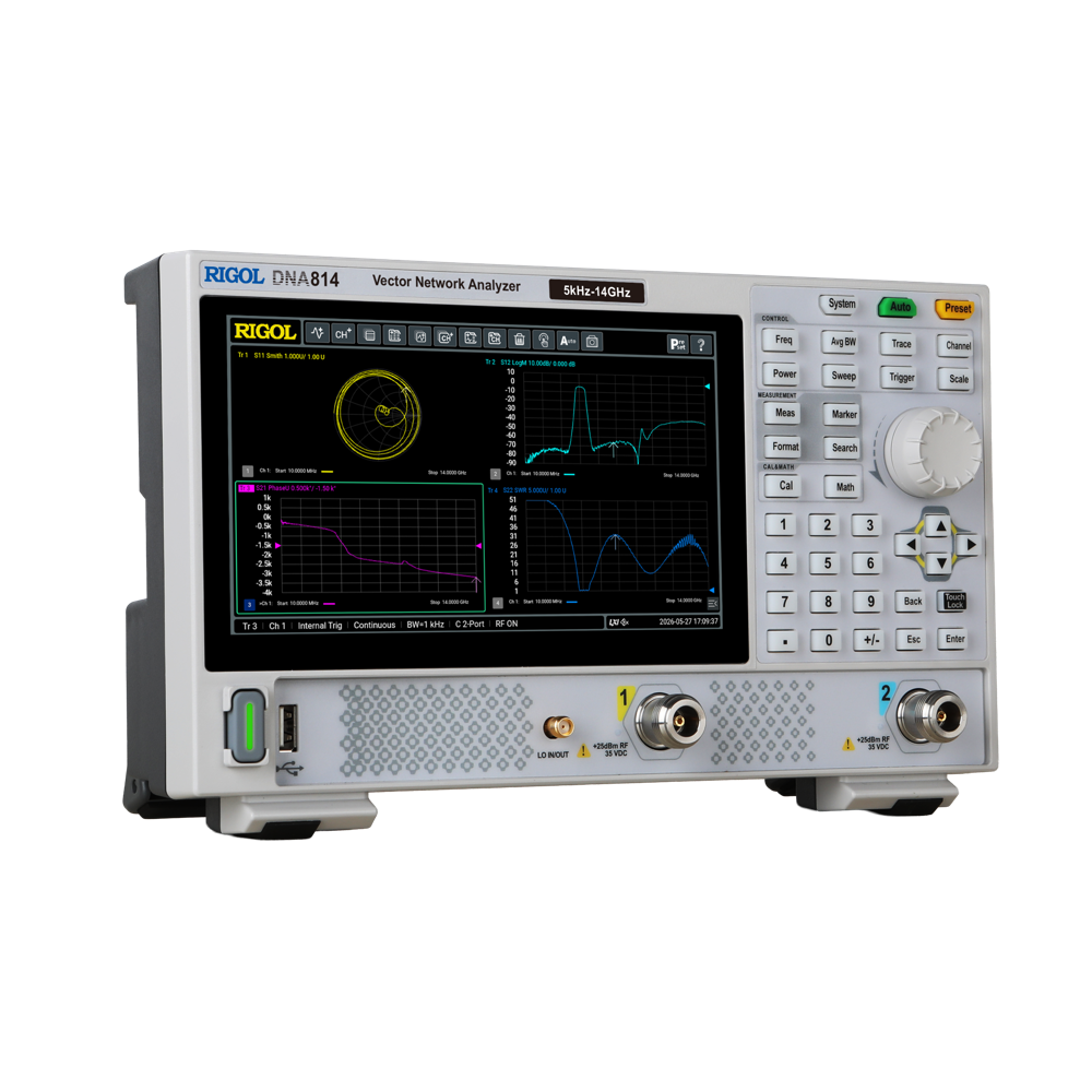 DNA814 RIGOL VNA | 리골 벡터 네트워크분석기 | 5 kHz ~ 14 GHz | 2포트