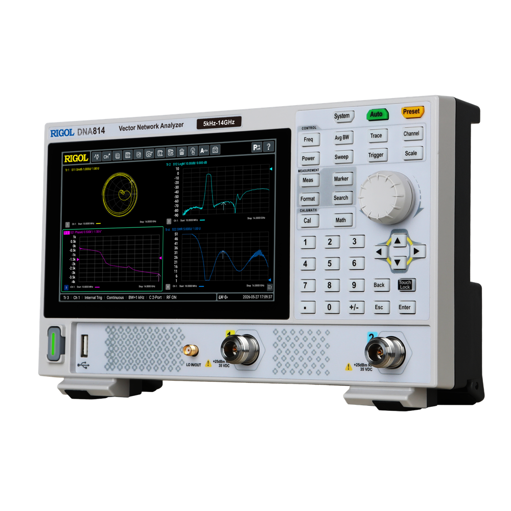 DNA814 RIGOL VNA | 리골 벡터 네트워크분석기 | 5 kHz ~ 14 GHz | 2포트