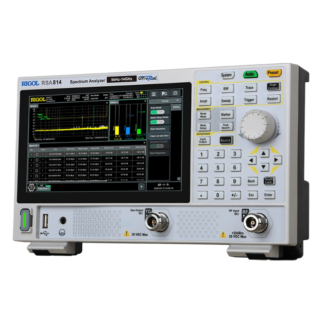 RSA808 RIGOL SPECTRUM ANALYZER | 리골 휴대용 스펙트럼분석기 | 5 kHz ~ 8.5 GHz | TG , PREAMP 기본장착
