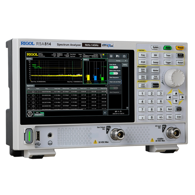 RSA808 RIGOL SPECTRUM ANALYZER | 리골 휴대용 스펙트럼분석기 | 5 kHz ~ 8.5 GHz | TG , PREAMP 기본장착