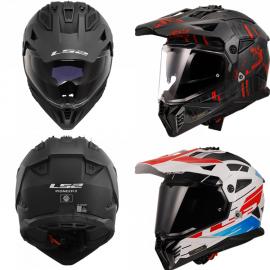 LS2 PIONEER II SOLID MATT 오토바이 어드벤처 오프로드 헬멧 MX702