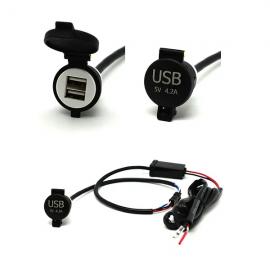 클리프탑 USB 듀얼 포트 2구 방수 고속 충전 12V-24V