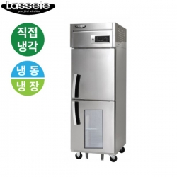 25박스 업소용냉장고 (글라스도어1/2 냉동냉장) LD-625RF-1G