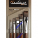 루벤스 디자인 구성붓 580 <BR>5본조 세트(1, 2, 3, 4, 5호)