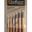 루벤스 수채화용붓 777R <BR>6본조 세트 (2, 4, 6, 8, 10, 12호)