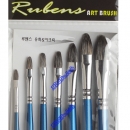 루벤스 유화 아크릴용붓 620 <BR>7본조 세트(2,4,6,8,10,12,14)