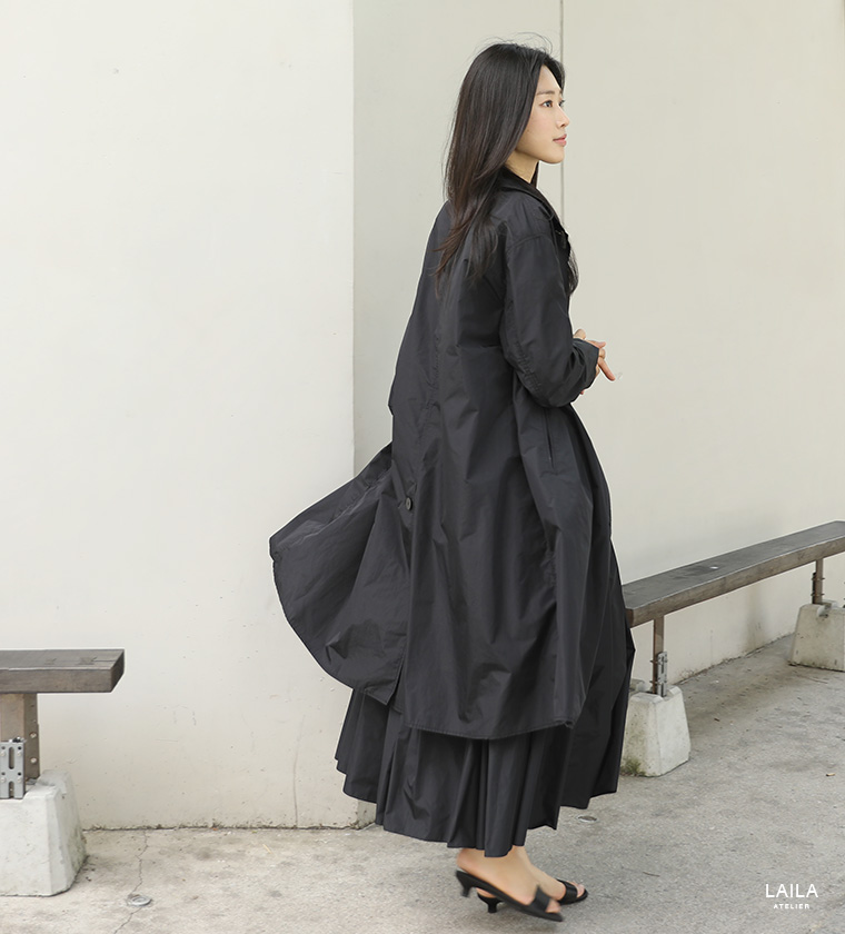 파리지엔 폴리에스터 코트