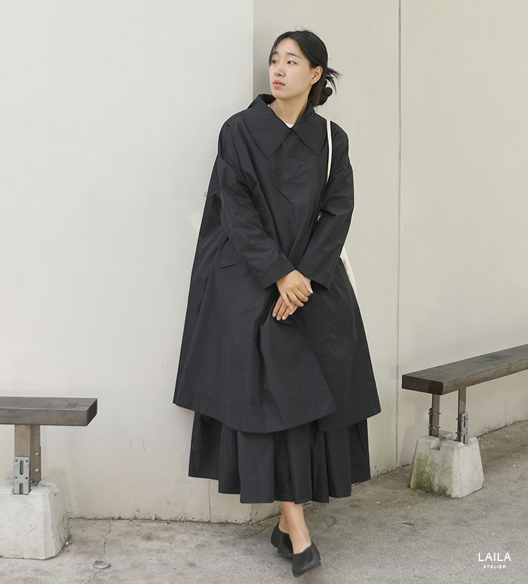 발레리나 폴리에스터 코트