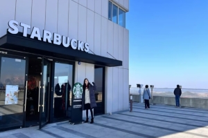 Aegibong and Starbucks Overlooking the Border