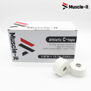 머슬잇 애슬래틱 C테이프 화이트 3.8cm*13.7m (32롤)