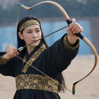 여자 궁사복 무사복 공용 전통의상 개량한복 코스프레