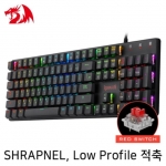 Low Profile RGB 게이밍 키보드 (적축)