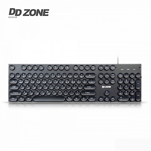 K-650LED 레트로감성 멤브레인키보드(블랙)