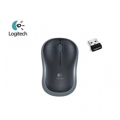 로지텍 그레이 무선 마우스 M186