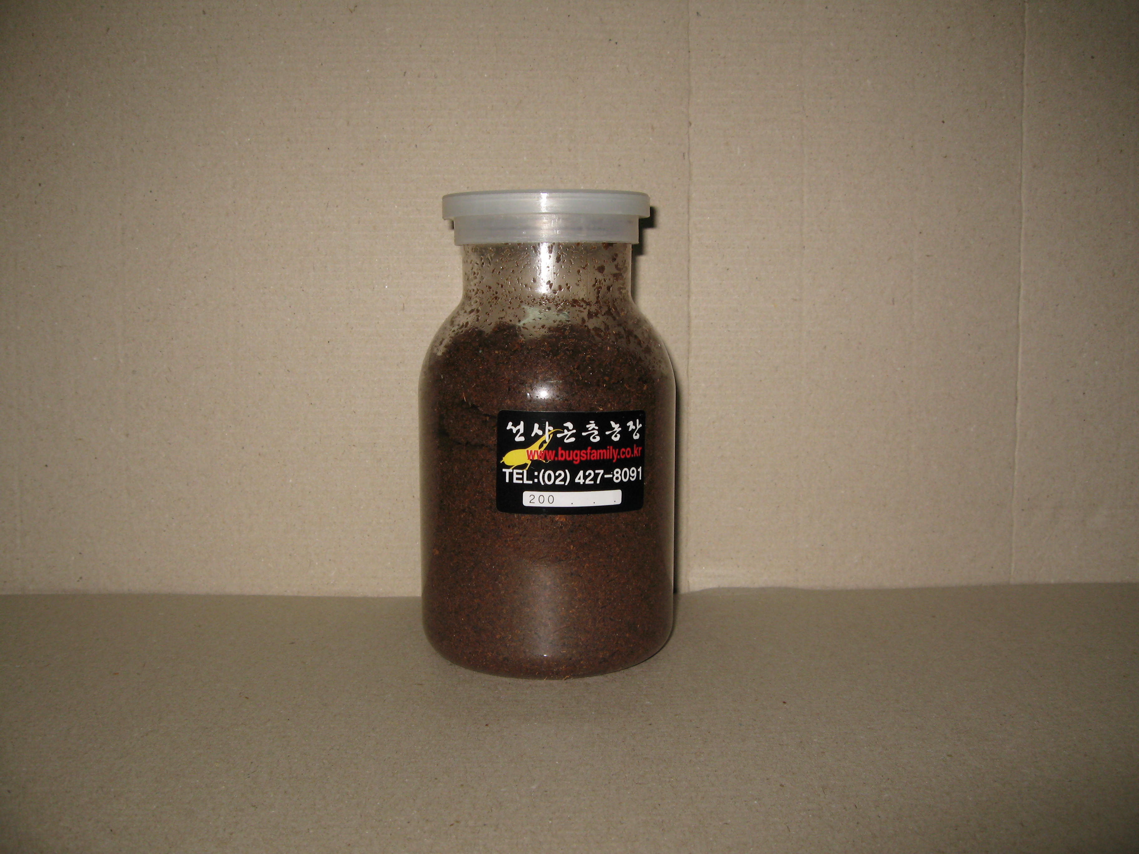 톱밥담은 투명유충병 (장수풍뎅이용)