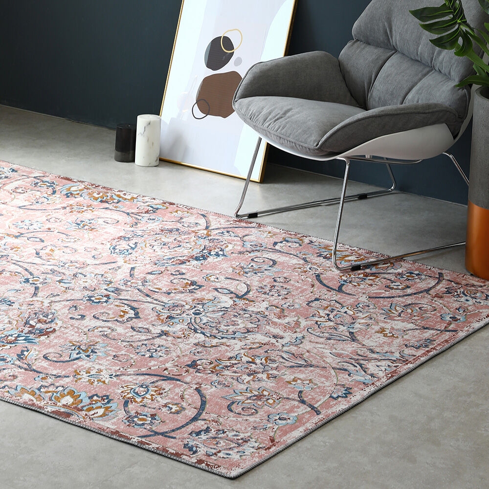 [페르시안] 드로잉 팔레트 라이트핑크 러그