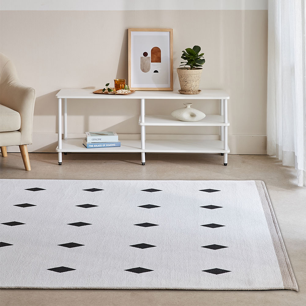 다이아 슬러브 단모 러그