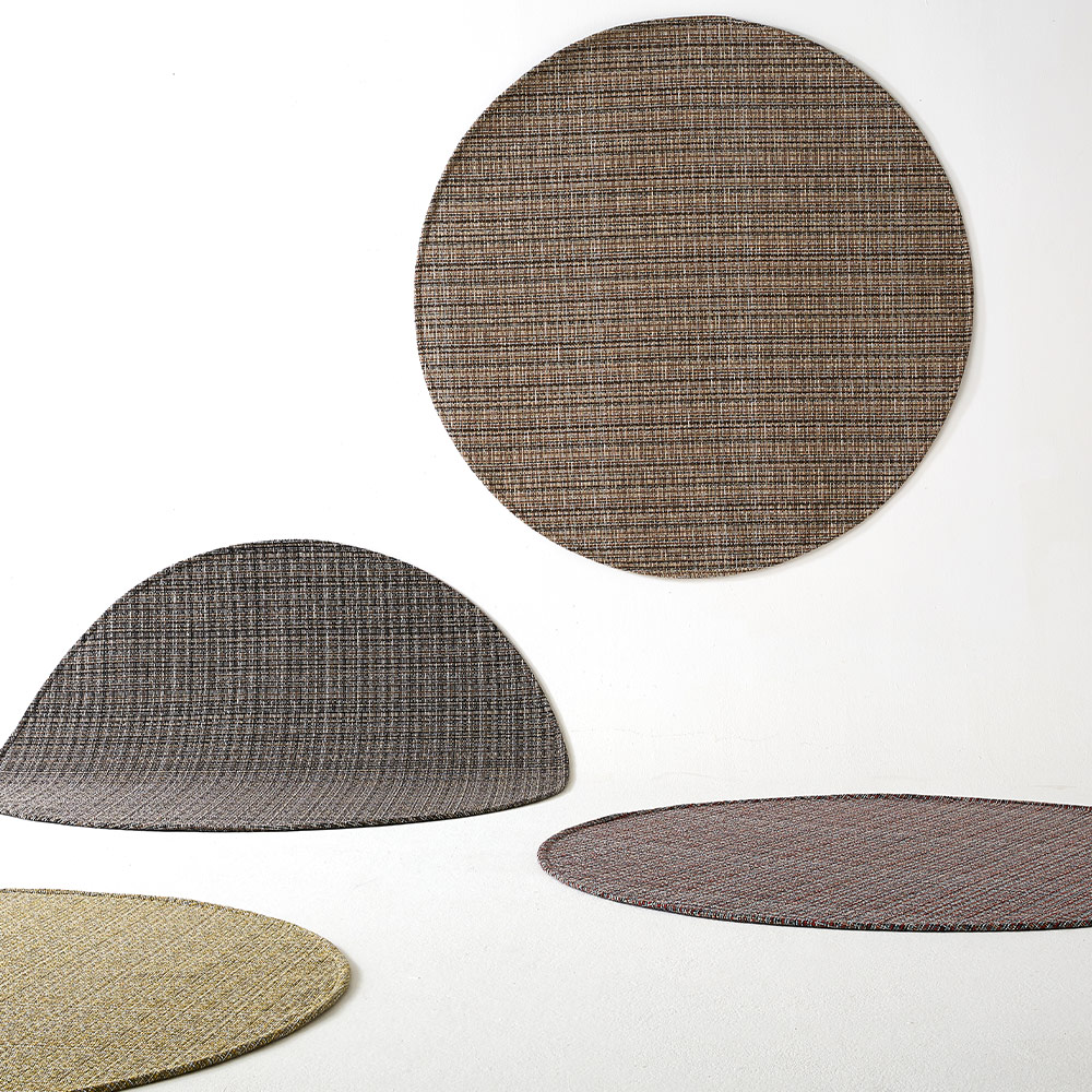 [사이잘룩] 클래식 플랫 원형 러그