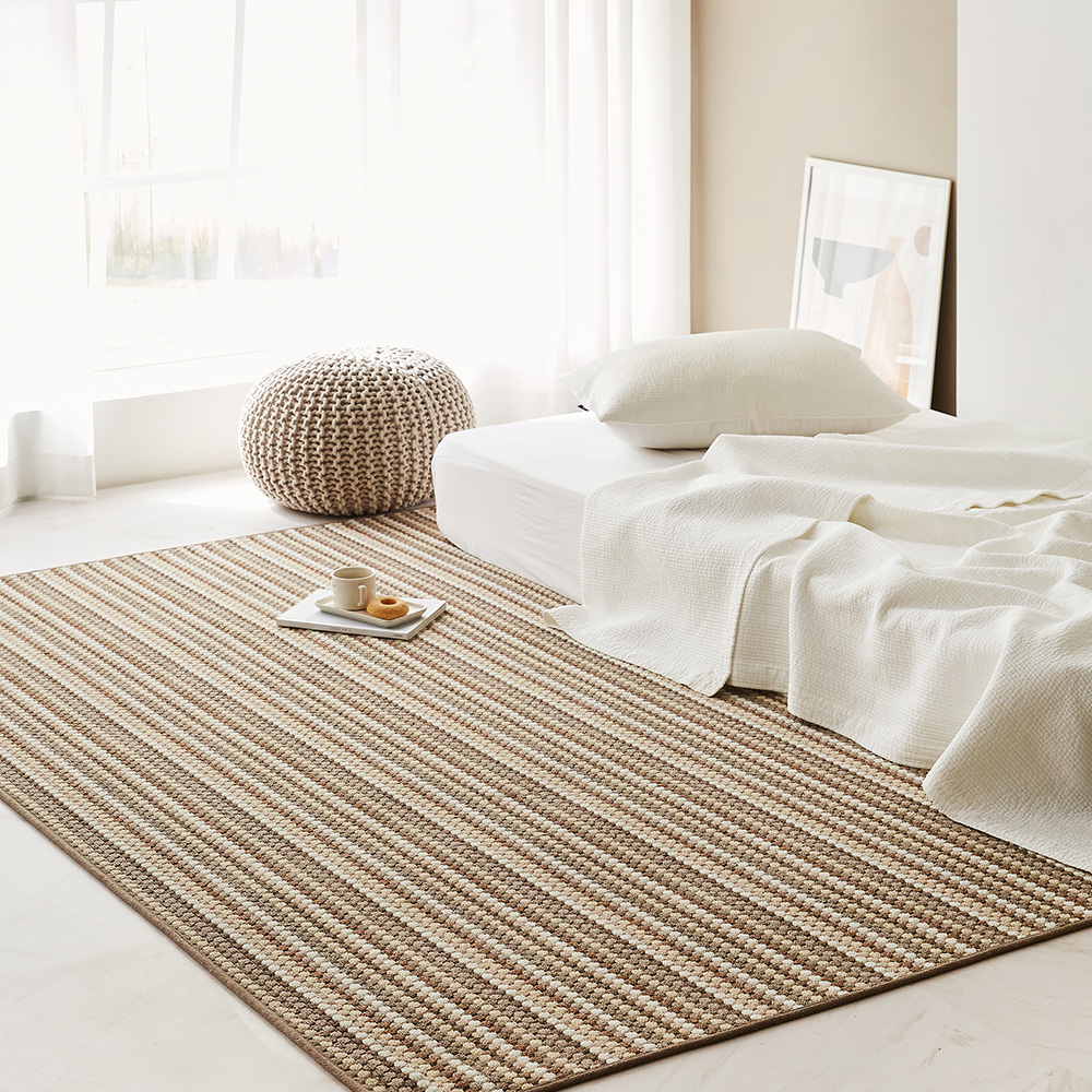 네덜란드 Timzo 루프 스트라이프 카페트