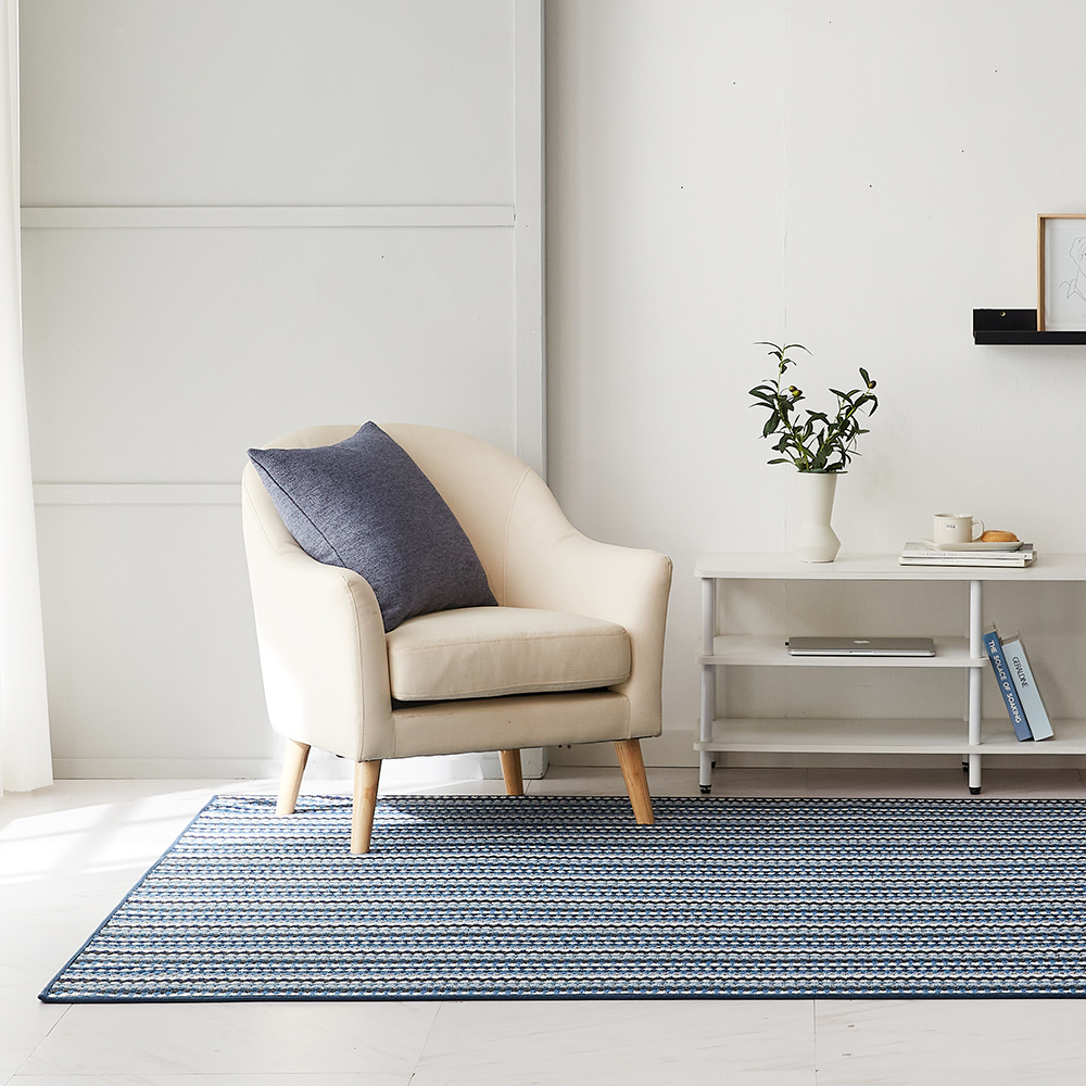 네덜란드 Timzo 루프 스트라이프 카페트