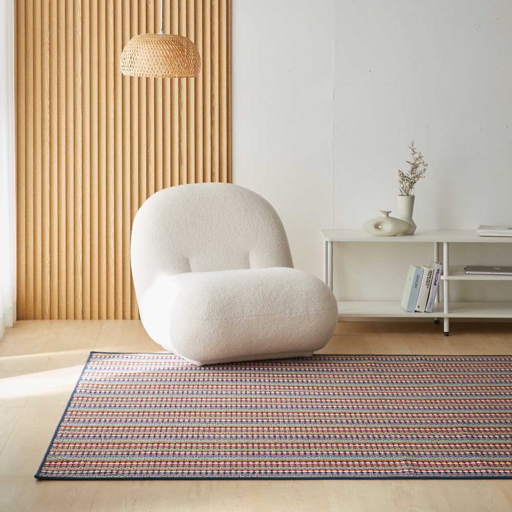 네덜란드 Timzo 루프 스트라이프 카페트