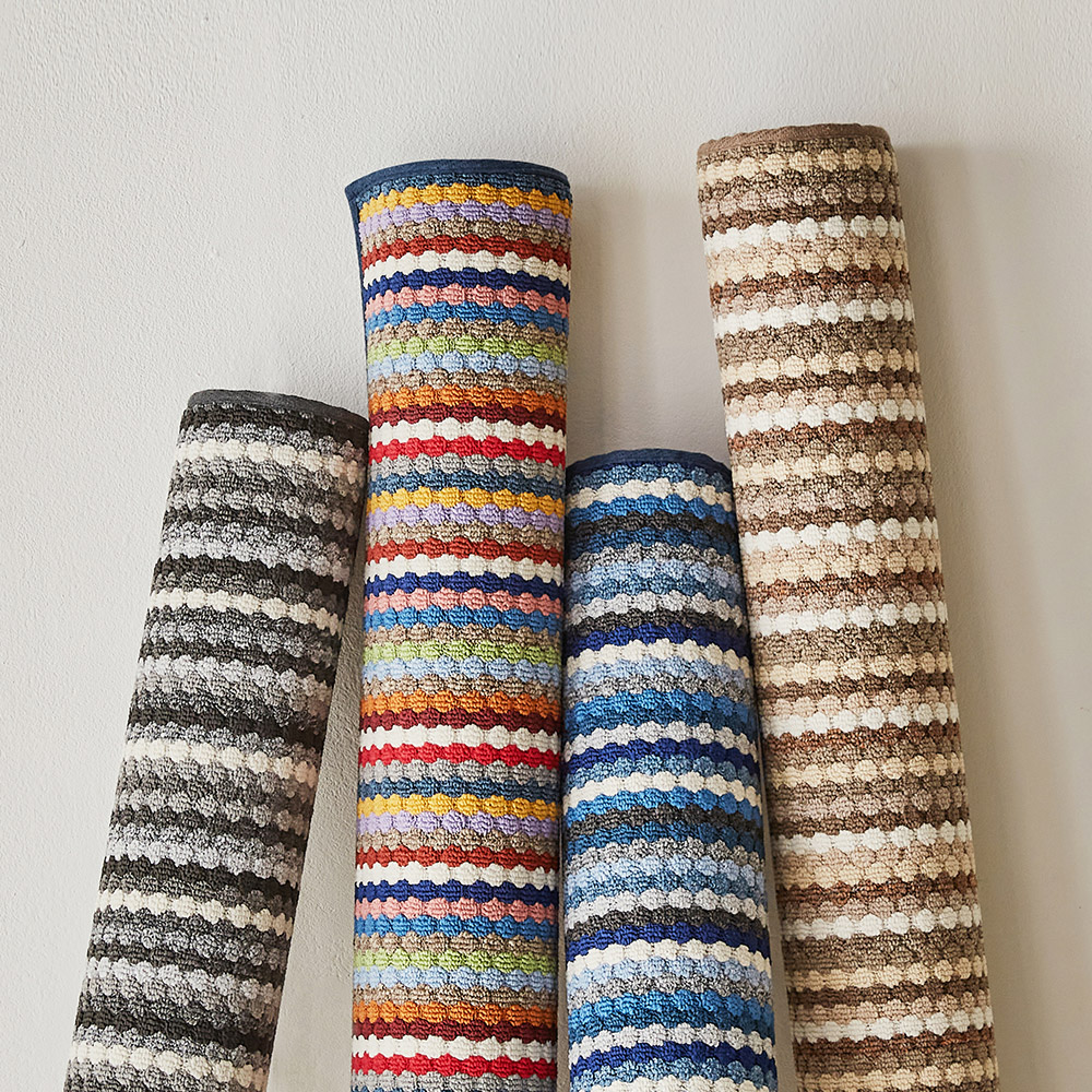 네덜란드 Timzo 루프 스트라이프 카페트