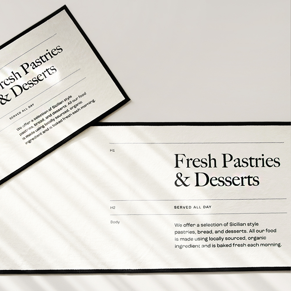 [DTP] 코튼라이크 미니멀타이포 발매트