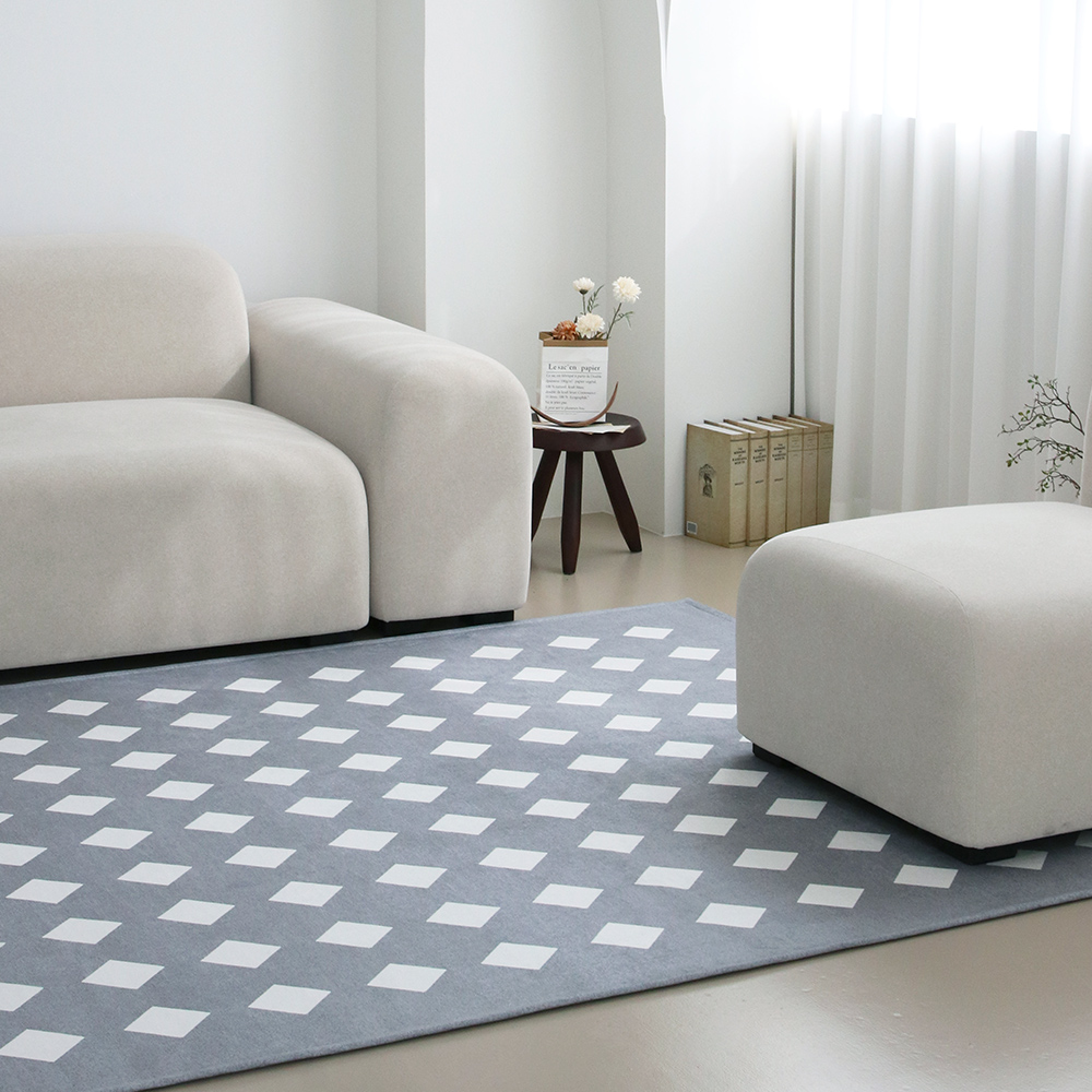 [랜디케어] 다이아 셔닐 발수 러그