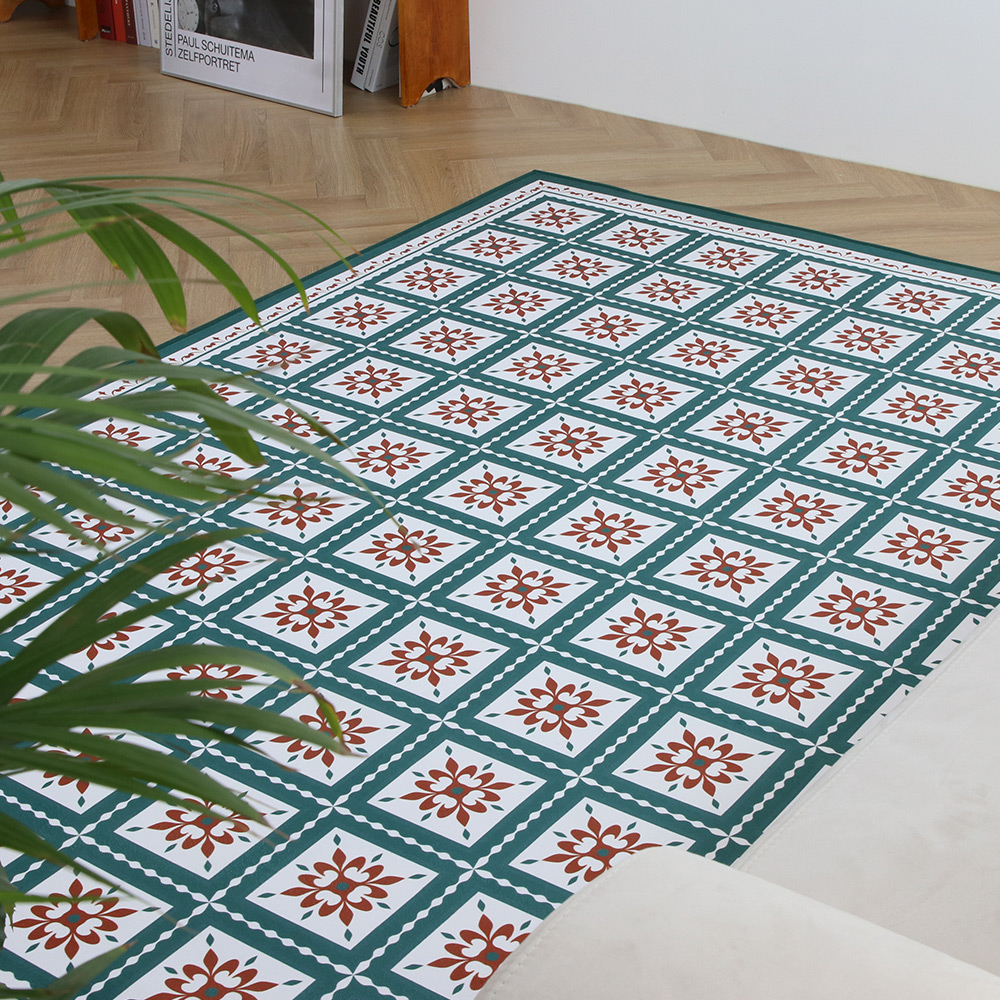 [랜디케어] 타일디자인 셔닐 발수 러그