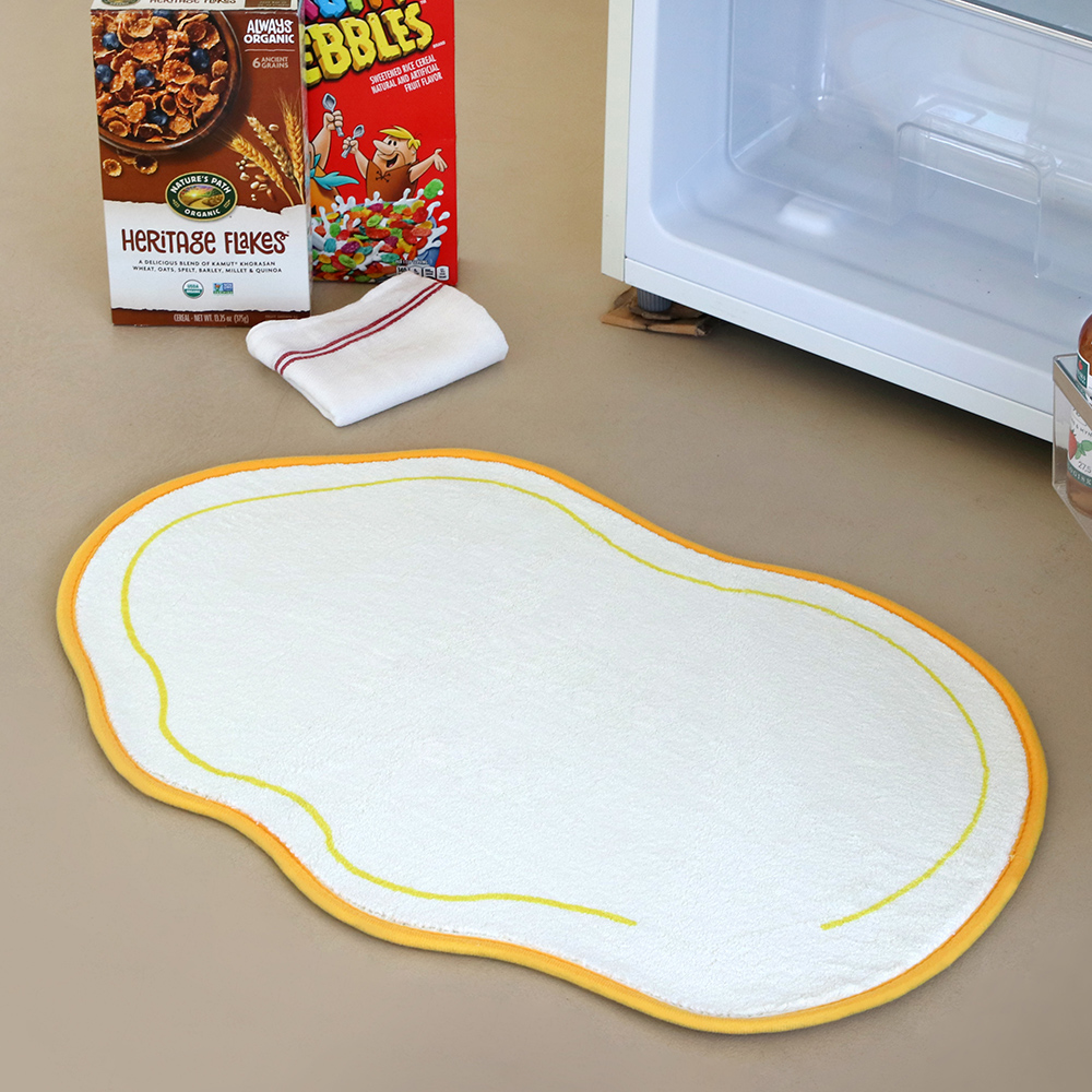 [메모리폼] 폭신한 웨이비라인 매트 45x65