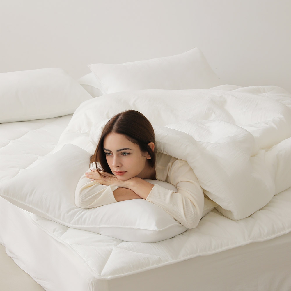 알러지케어 텐셀 모달 클라우드 구름 옥수수솜 차렵이불 패드 세트