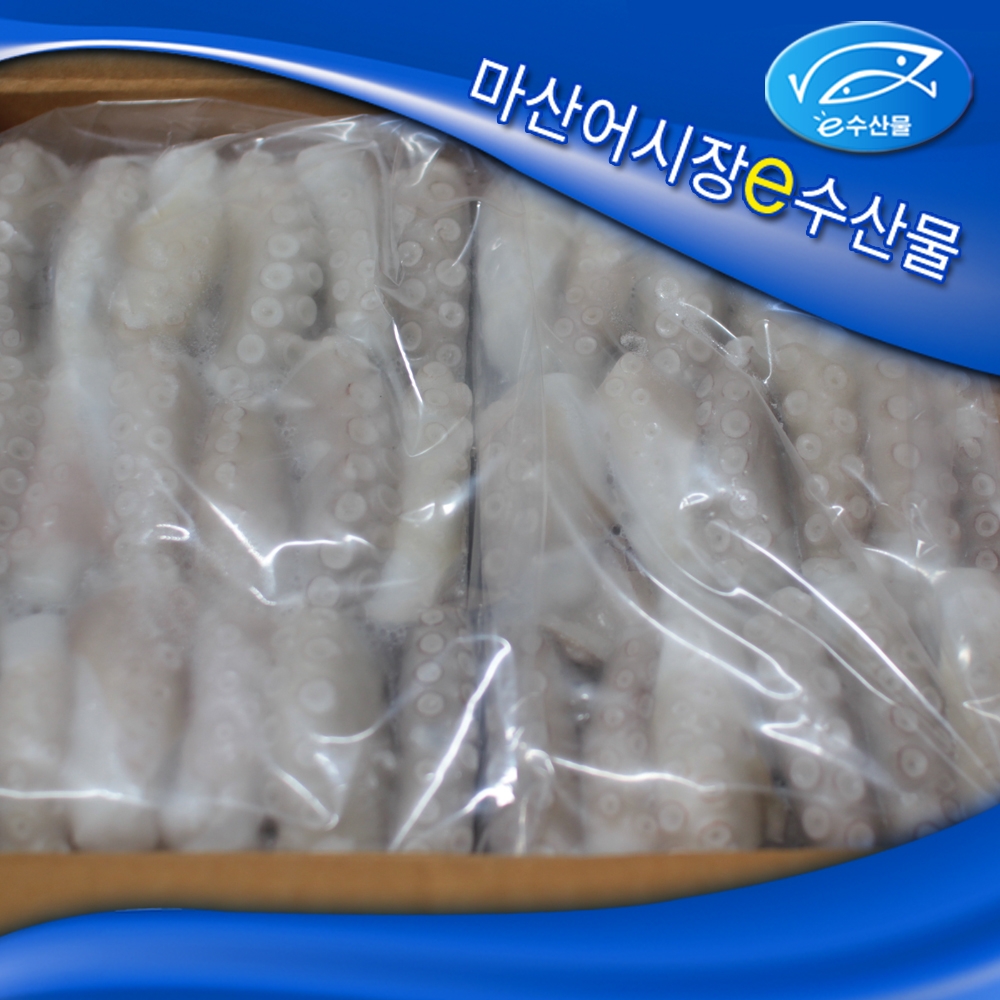 식자재 도매 태국 절단낙지 한박스 L사이즈 손질낙지 3kg 냉동낙지 업소용 식당용 볶음