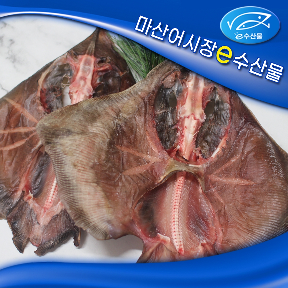 국산가오리 반건조가오리 2마리 마른가오리 대크기 건가오리 찜 조림용 말린가오리 마른생선