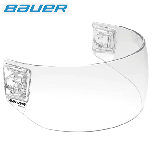 BAUER PRO CLIP STRAIGHT MED Visor Clear