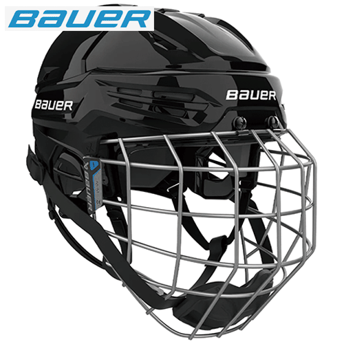 BAUER RE-AKT 55 HELMET COMBO BLACK
