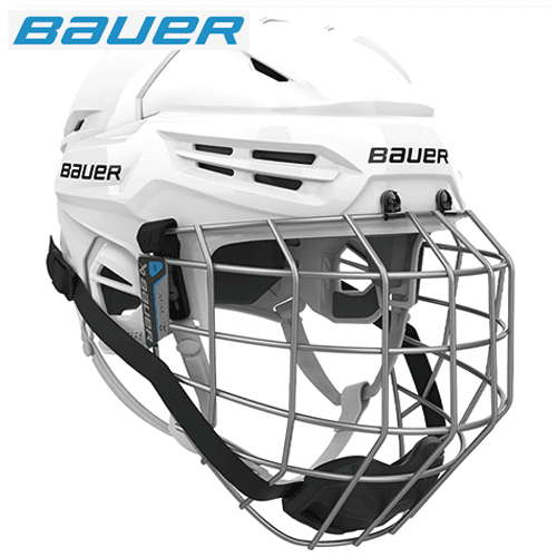 BAUER RE-AKT 55 HELMET COMBO WHITE