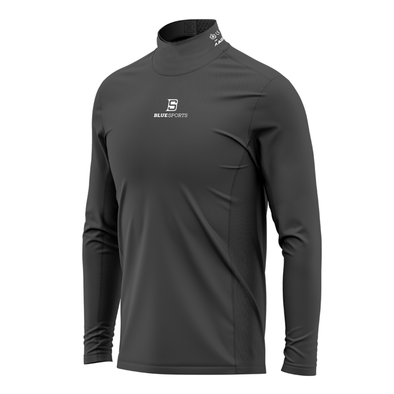 BLUE Long Sleeve Shirt with Neck Guard