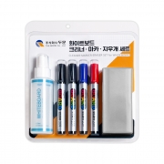 두문 화이트보드 크리너.마카.지우개 세트