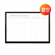 [할인특가] 일반 스케줄보드 블랙우드