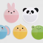 칠판 꾸미기 풀컬러 동물 네임텍 10종 세트