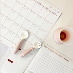 만년형 캘린더 이유식 냉장고보드(점착 철지)+세필펜 2종 증정