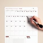 만년형 캘린더 이유식 냉장고보드(점착 철지)+세필펜 2종 증정