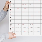 2026년 대형 캘린더 화이트보드(고무자석타입/시트지타입)+세필펜 2종 증정