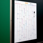 2026년 대형 캘린더 화이트보드(고무자석타입/시트지타입)+세필펜 2종 증정