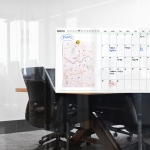 유리에 붙이는 자석 스케줄보드(점착 철지)+세필펜 2종 증정