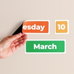 칠판 꾸미기 날짜 고무자석(월,일,요일(세트))