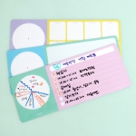 타임테이블 메모보드 붙이는 화이트보드+세필펜 2종 증정