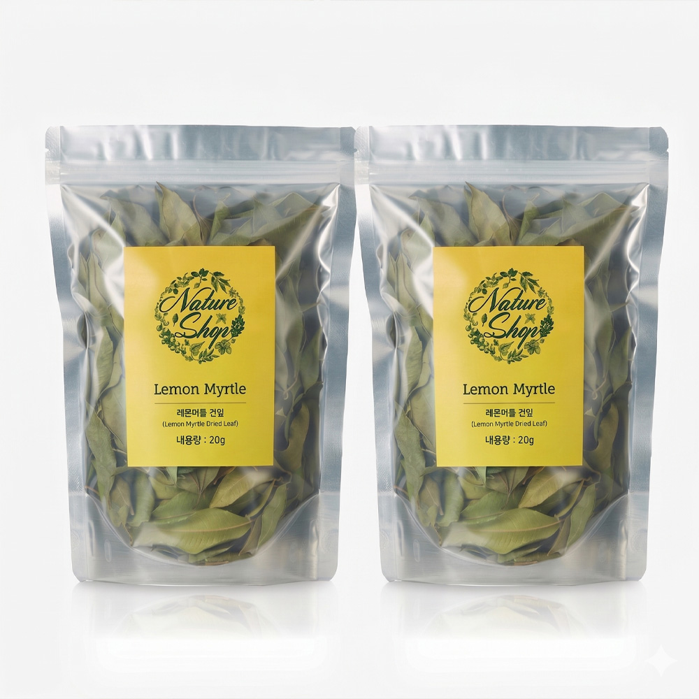 [가정의달 이벤트 30%] 네이처샵 레몬머틀 건잎 20g x 2