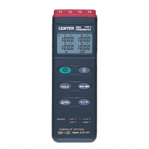 접촉온도계 Center304 -200~1370C 4ch.