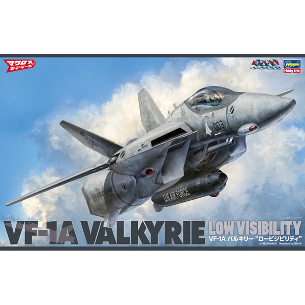 하세가와 1/48 VF-1A 발키리 로-비지빌리티 파이터 모드(4967834658714)